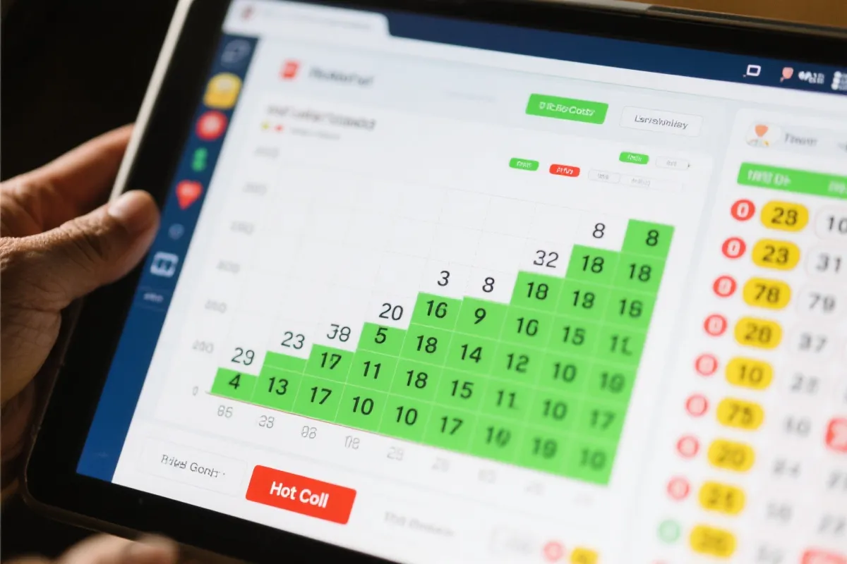 走势与统计界面